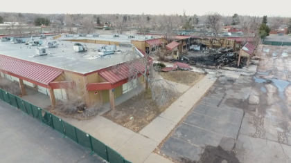 littleton blighted property transfer frame 0 Abandoned Building Destroyed In Fire Seen As Health Hazard