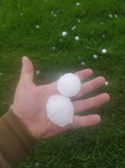 Another Day Of Storms Brings More Hail, Funnel Cloud