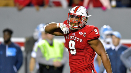 gettyimages 879200396 Broncos Select Edge Rusher Chubb With No. 5 Pick In NFL Draft