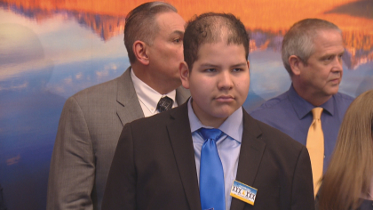 cancer plate bill signg bb raw 1 concatenated 143927 frame 651 Cancer Survivor Drives “Cure Childhood Cancer” License Plate Campaign