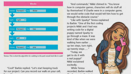 better barbie 10pkg frame 1254 CU Professor Helping Shape Barbies Future Image On The Job