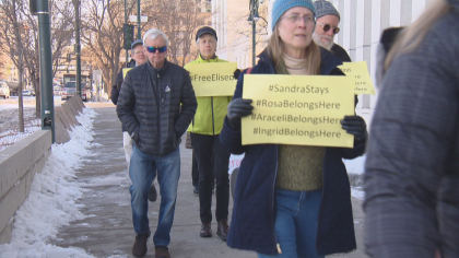 immigration rally 6pkg transfer frame 338 Demonstrators March For Husband Of Woman In Sanctuary