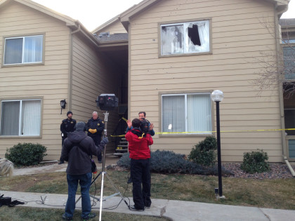 bullet holes Douglas County Suspect Videotaped Confrontation, Shooting