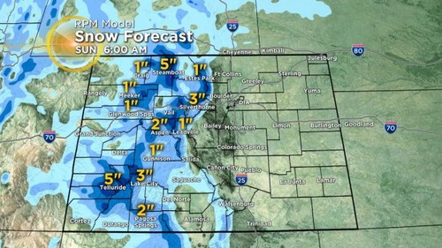 21 Latest Forecast: Finally, First Widespread Mountain Snow Since Christmas