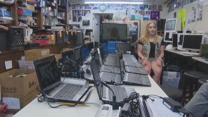 girl scout recycling 10pkg frame 1306 Girl Scout Helps Restore Old Computers To Help Students