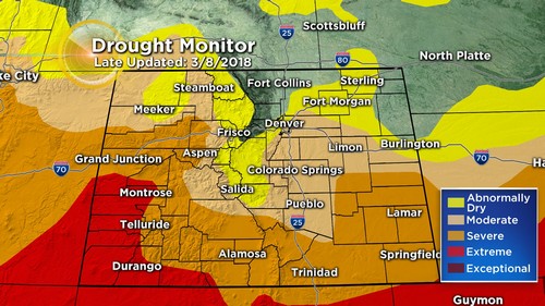drought monitor Latest Forecast: Few Light Showers & Cooldown On The Way