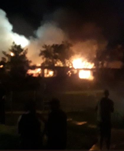 westbury apartment fire from bvargas94 on twitter Neighbors Rescue, Console Residents Of Deadly Apartment Fire