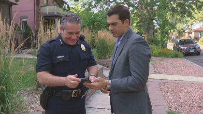 dpd new chief 10pkg transfer frame 501 New Denver Police Chief Reflects On Growing Up In Community He Serves