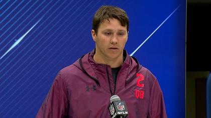 josh allen Quarterbacks At Combine Not Lacking In Confidence