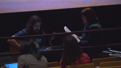 north hs rock of ages 6pkg frame 357 Schools Need Musicals: Rival Schools Team Up On Stage