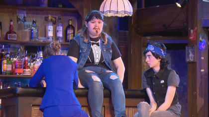 north hs rock of ages 6pkg frame 327 Schools Need Musicals: Rival Schools Team Up On Stage