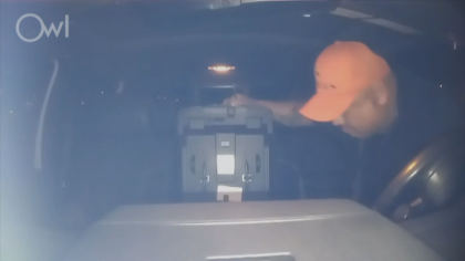 Security Camera Catches Thief Stealing Truck