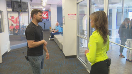 sydney flies pkg copy 01 transfer frame 538 World Skydiving Champion From Colorado Takes Flight With CBS4