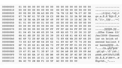 A Deep Dive Into Satoshi's 11-Year Old Bitcoin Genesis Block