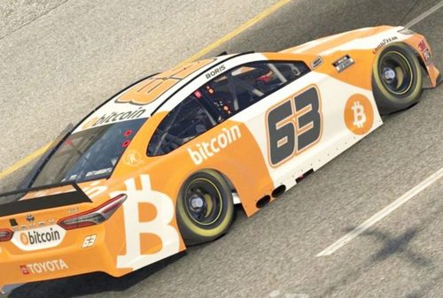 Bitcoin Car Finishes First in Virtual NASCAR Race Beating Champions Like Kyle Busch
