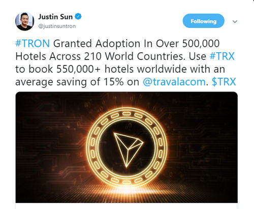 Book your room with TRX and other crypto