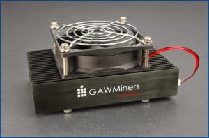 One of the mining equipments offered by GAW Miners LLC