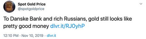 Danske Bank Caught Using Gold Bullion to Launder Illicit Funds