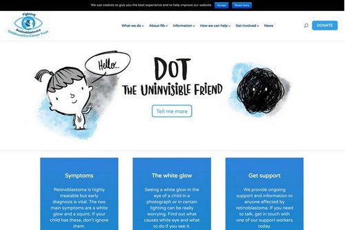 ‘Dot’ campaign raises awareness of childhood eye cancer