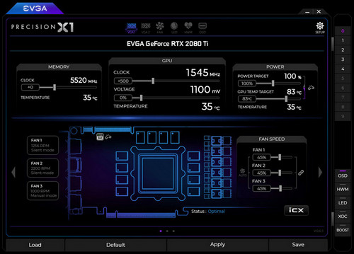 EVGA Announces Launch of Its Precision X1 Software for NVIDIA RTX 20-Series