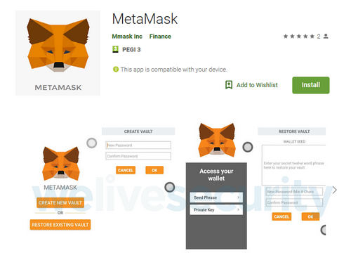 Fake MetaMask App, on Google Play Store, Hosted Crypto Malware