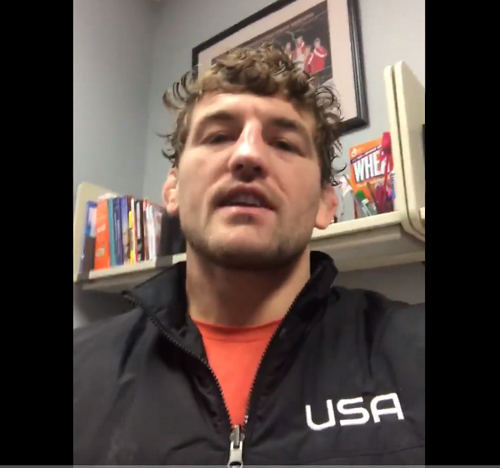 Former Olympic Wrestler, Ben Askren, Promotes Litecoin (LTC) Ahead, of UFC 235