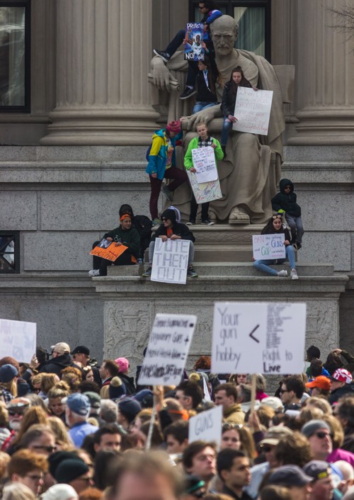 How a team of student journalists experienced “March for Our Lives”