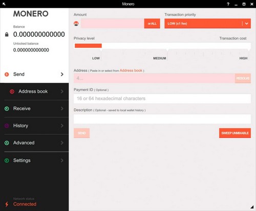 Monero gui