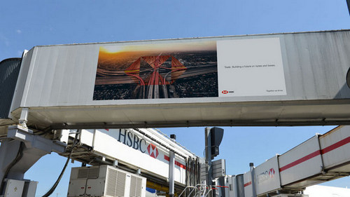 HSBC reinvents airport ads with biggest global campaign to date