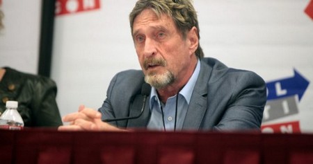 ICO Promoter John McAfee Says He’s Running for President