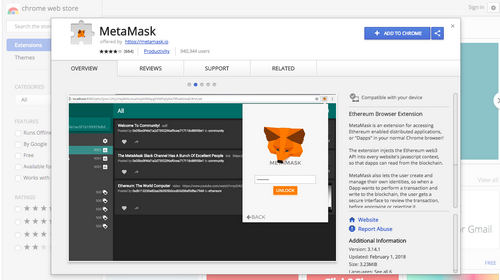 MetaMask Chrome Store