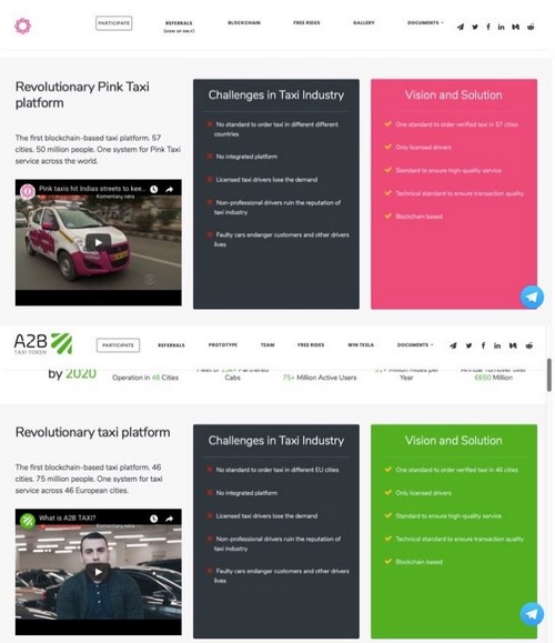 pink taxi coin a2b taxi coin