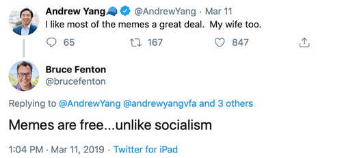 Presidential Candidate Andrew Yang Discusses His Plan for Cryptocurrencies