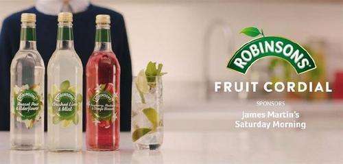 Robinsons signs up to sponsor Saturday Morning with James Martin