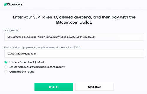 Send Token Payouts With Ease Using Bitcoin.com’s SLP Dividend Calculator