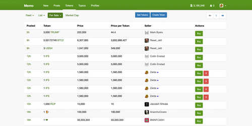 Social Network Memo Adds Decentralized SLP Token Exchange