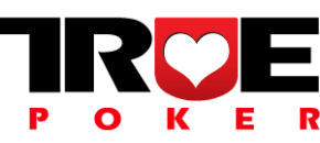 True Poker White logo