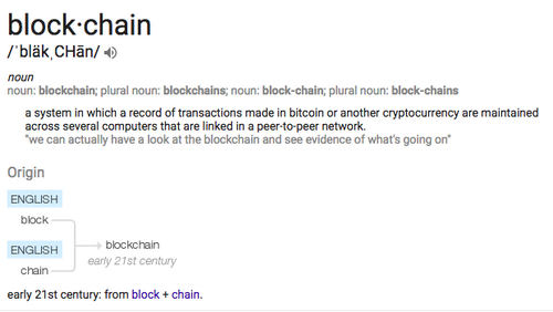 Google, blockchain