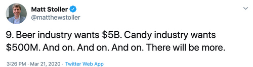 The Multi Trillion-Dollar Stimulus Package: These Are the US Corporations Begging for Bailouts
