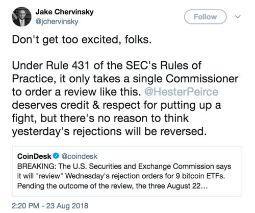Who Needs a Bitcoin ETF? Crypto Scoffs at SEC Rejections