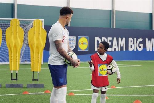 Lidl: signed up from 2015 to 2018 and focused on getting coaching for kids