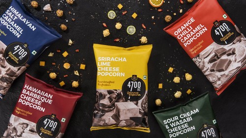 With Sriracha and wasabi, an Indian startup is giving the humble popcorn a gourmet makeover
