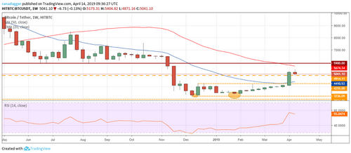 Top 5 Crypto Performers Overview: BTC, EOS, METAHASH, ETH, TRX, ETC