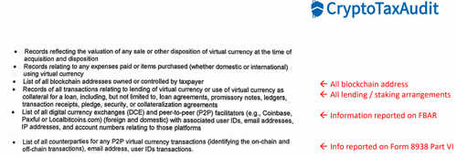 How the IRS Audits Cryptocurrency Tax Returns - Filing Expert Shares Example, Insights on AML Focus